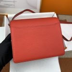 一比一HERMES roulis 19CM心紅蜜蠟手工製作肩背包女