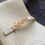 YSL聖羅蘭超A貨原單復刻包包 le5à7鱷魚皮壓紋亮面皮革hobo Saint Laurent Monogram Hobo手袋