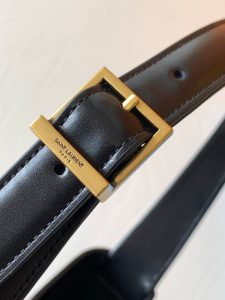 YSL聖羅蘭超A貨復刻包包 le5à7啞光面黑色金扣hobo Saint Laurent Monogram Hobo手袋
