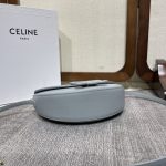 原單高仿Celine賽琳 Basace凯旋门 光滑小牛皮Besace Cuir Triomphe手袋 斜揹包 灰藍
