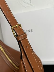 A貨名牌包Celine賽琳 HELOISE CUIR TRIOMPHE 柔軟牛皮革手袋單肩包 棕色