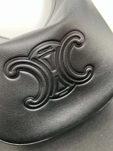 A貨名牌包Celine賽琳 HELOISE CUIR TRIOMPHE 柔軟牛皮革手袋單肩包 黑色