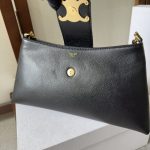 Celine賽琳包高仿包包 TRIOMPHE SOFT 平滑牛皮革中型WILTERN手袋