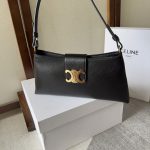 Celine賽琳包高仿包包 TRIOMPHE SOFT 平滑牛皮革中型WILTERN手袋