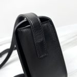 高仿原單Celine賽琳包包 光滑牛皮革FOLCO CUIR TRIOMPHE手袋 黑色
