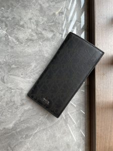 經典男士DIOR原單高仿 黑色錢包 西裝夾 新品