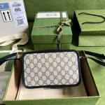 高仿Gucci Supreme帆布女單肩包斜挎包環保材料