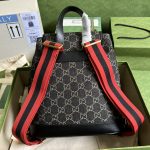 頂級原單Gucci2024新品雙肩包背包高端書包黑色