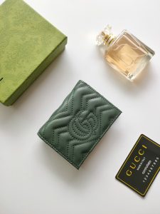 A貨包包古馳Gucci錢包Marmont系列卡包466492女士雙折錢包