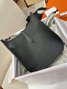 高仿愛馬仕伊芙琳系列 Evelyn TC 黑色包包