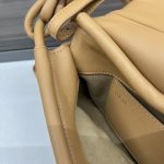 loewe羅意威精仿超A貨包包 新款 闪亮纳帕牛皮革Paseo包 暖沙黄色