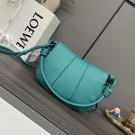 loewe羅意威精仿超A貨包包 新款 闪亮纳帕牛皮革Paseo包 翡翠綠
