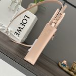 loewe羅意威原單A貨高仿包包 Standard A5 Tote手袋 淺桃色