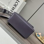 loewe羅意威1比1復刻原單包包 小號緞面牛皮革Puzzle手袋 深紫色