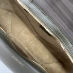 loewe羅意威高仿復刻原單包包 亮面牛皮革 Puzzle Fold Cropped 手袋 深卡其綠