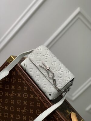 M82571灰白色女士迷你手袋Virgil Abloh原單lv皮革單肩包