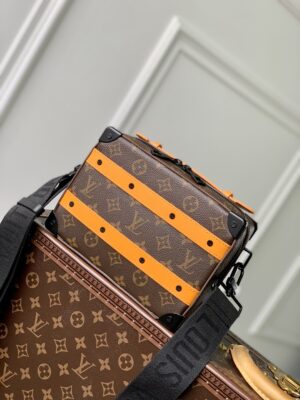 M46689Handle Soft Trunk 手袋lv復刻單肩包斜挎包男女可用
