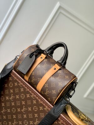M46687枕頭包Keepall 手袋旅行袋经典轮廓lv高仿手提包