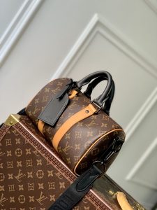 M46687枕頭包Keepall 手袋旅行袋经典轮廓lv高仿手提包