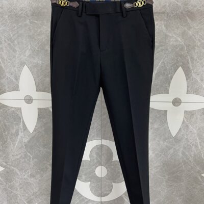 頂級高仿LV 2024新品 男裝九分西褲 休閒褲高端服裝