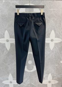 原單LV 2024新品 科技面料休閒西褲男裝西裝褲子
