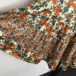專櫃同步高仿女裝LV 大擺裙女士裙子花朵印花
