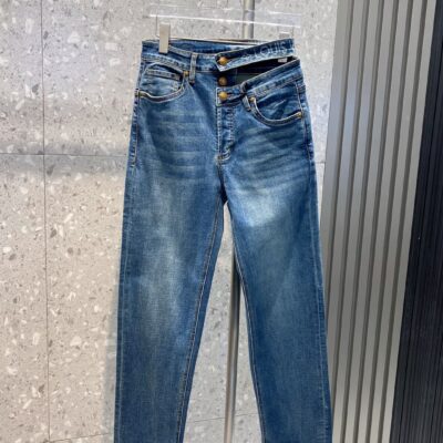 專櫃同步女裝高仿LV牛仔褲長褲