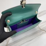 複刻名牌BVLGARI寶格麗包 Serpenti Forever 鏈帶斜揹包手袋 緑