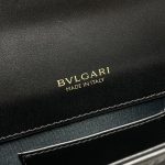 複刻名牌BVLGARI寶格麗包 Serpenti Forever 鏈帶斜揹包手袋 黑