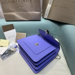 一比一高仿BVLGARI寶格麗 Serpenti Forever 中型手提包斜揹包手袋 紫色