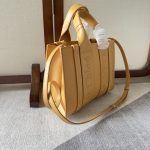 一比一複刻Chloe蔻依包 飾Chloé標識刺繡 Woody光滑全皮質小牛皮托特包