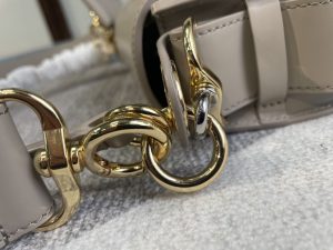 複刻Chloe蔻依名牌包包 TESS小號手袋 斜挎馬鞍小挎包 灰色