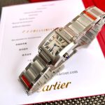 Tank Francaise坦克系列瑞士石英機芯走時精準卡地亞手錶頂級腕錶