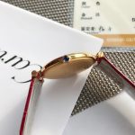 LesMustdeCartier系列 卡地亞高仿手錶 經典紅色錶帶超級好看