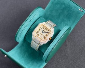 卡地亞山度士最先進的機芯316不鏽鋼頂級腕錶手錶