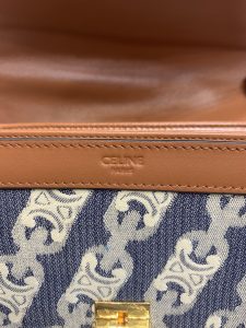 高仿品牌包Celine賽琳包包 凱旋門斜挎包 鎖釦印花CLASSIQUE TRIOMPHE手袋