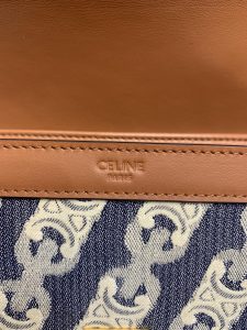 高仿品牌包Celine賽琳包包 凱旋門斜挎包 鎖釦印花CLASSIQUE TRIOMPHE手袋小號