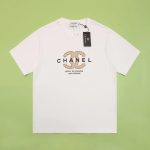 CHANEL 非常好看新品香奈兒一比一原單圓領短袖T恤