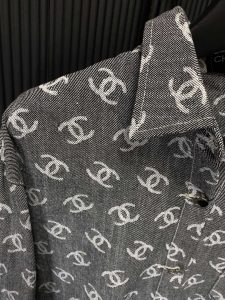 Chanel香奈兒提花工藝高仿長袖襯衣薄外套