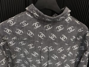 Chanel香奈兒提花工藝高仿長袖襯衣薄外套