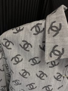 頂級原單A貨香奈兒經典字母圖案情侶款薄外套襯衣