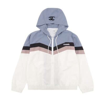 太好看了香奈兒Chanel原單高仿連帽logo外套 專櫃同步