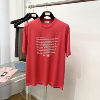 CHANEL香奈兒一比一復刻新品圓領短袖T恤 帥氣時尚