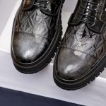 香港專櫃撤櫃DIOR原單牛貨真皮商務鞋子 2024新品