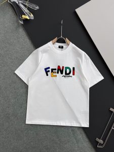 260克重磅FENDI圓領短袖T恤頂級原單衣服