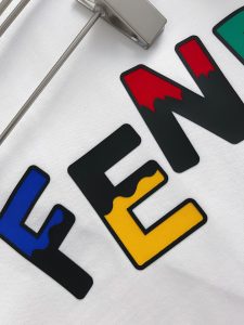 260克重磅FENDI圓領短袖T恤頂級原單衣服