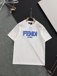 頂級專櫃同步可批發零售fendi芬迪原單衣服 圓領短袖T恤