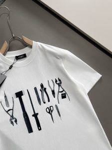 芬迪頂級原單純棉圓領短袖T恤專櫃同步 男裝衣服