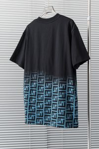 2024春下新品一比一原單衣服撞色短袖T恤圓領