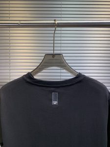 新品專櫃同步 胸前刺繡logo圓領短袖T恤 男裝高仿